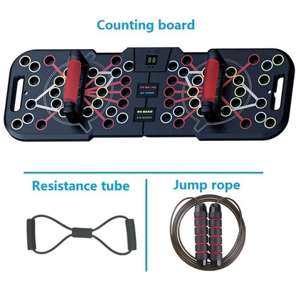 Multifunctional Counting Push up Board Home Chest Muscle Exercise Training Indoor Electronic Fitness Support Push-Up Rock Stands