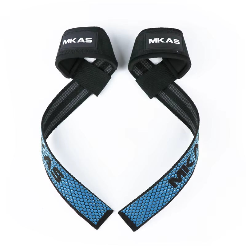 Weight Lifting Wrist Straps Fitness Bodybuilding Training Gym Lifting Straps with Non Slip Flex Gel Grip